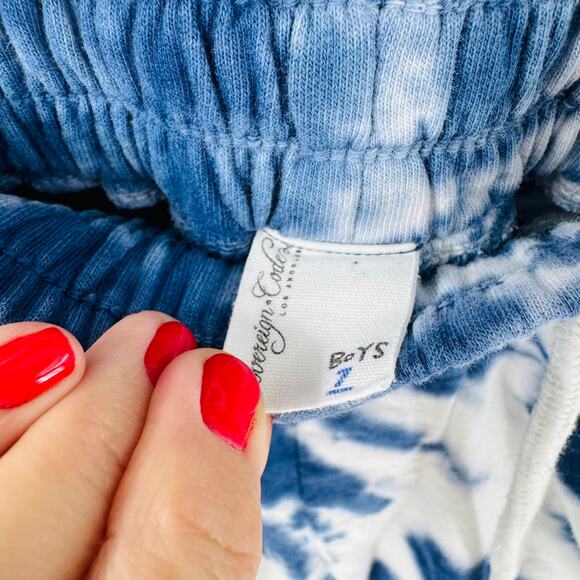 Sovereign Code Navy Blue White Pull-On Boys Shorts Ozzy Thick Size 7 - Picture 3 of 4